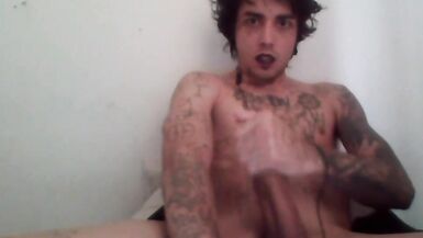 Goth Boy Big Cock Filthy Good Masturbation