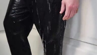 MsBottomHalf tied me up and made me stand in the corner, with no bathroom breaks! Then I shower in my clothes.