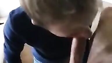 Sucking boyfriend till the end, Insane orgasm!