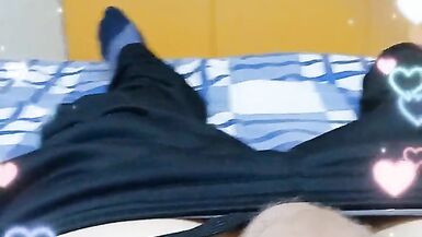 Desafío #10 BDSM y Femdom: Colegio: Estudiante - Twice Cumshot, Orgasmo en ruinas muy grande, Post Orgasmo