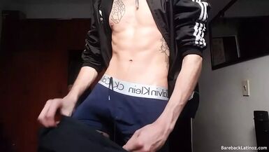 Hung Latin Boy Jacking Off