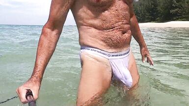 Joe spends several hours lustful and absolutely in natures garb on the beach in Khao Lak, Thailand