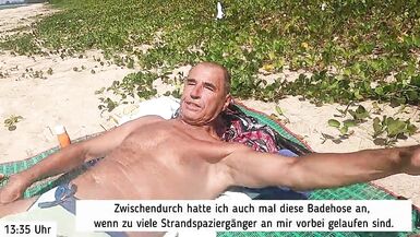 23 Ocak 2023 te tamamen saatlerce maruz kaldım, Tayland daki plajda kızıyorum ve sürekli benim hawt horoz gösteriyor.