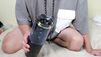[Japanese male ASMR] A masochist who cums in anguish with his 1st electric fake cum-hole [Akinyan / mal - 14 image