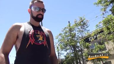 Gay hunk eating butthole