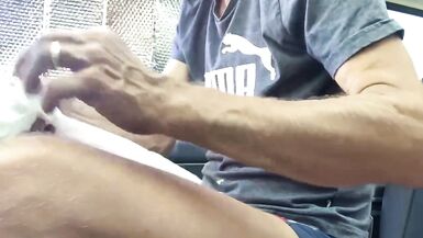 Then this chab stopped the car and made me engulf his large dick - 6 image