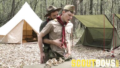 ScoutBoys Kıllı scoutmaster azgın twinki baştan çıkarır ve besler
