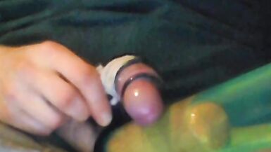 Balls Vacuum Pumping With Bound Cock And Cockhead With Rings - 10 image