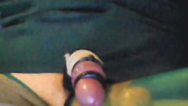 Balls Vacuum Pumping With Bound Cock And Cockhead With Rings - 11 image