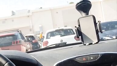 handjob in the middle of the day in a parking lot + Bonus at the end of the video!