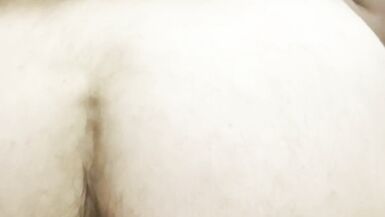 Taking my husbands load and returning the favor with my cum shot all over his belly - 4 image