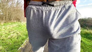 Dirty talking with my cock swinging, even when it is too cold.