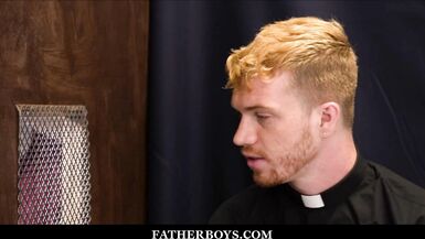 Twink Catholic Boy Ryland Kingsley Fucked By Redhead Priest Dacotah Red During Confession
