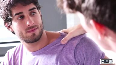 MEN - Paul Canon Wants Diego Sans To Fuck Him, So He Starts Sucking His Cock While His Wife Is In The Other Room