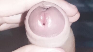 Closeup red head pulsation and sexy moaning