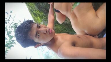 Latino Indian having interracial sex with his friend outdoors