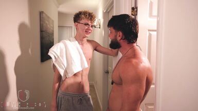 Foreign Exchange - The Workout - Heath Shows Noah Workout Tips - OH NO, Noah Needs a Massage. Lower. Right There. Deeper.