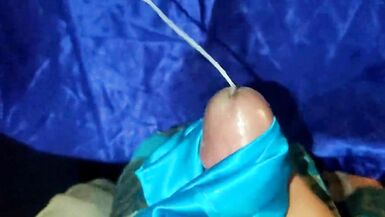 Satin silk handjob porn - Satin blue lehnga handjob of neighbour (139)