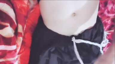 Desi gay boy eating his own cum very testy and puts a bottle in his beautiful big ass