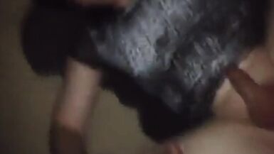 Tranny taking a big cock and cum