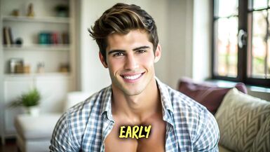 My Step-DAD Caught Me WITH My STRAIGHT FRIEND IN The Shower And Joined In... (Gay Love Story) - 1 image