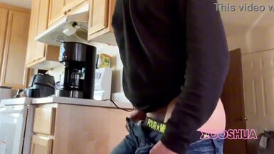 Naughty and hot gay stepson