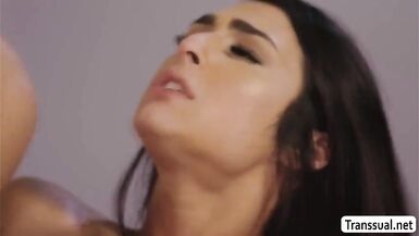 TS Superstar Khloe Kay let her lover fucks her bouncy ass