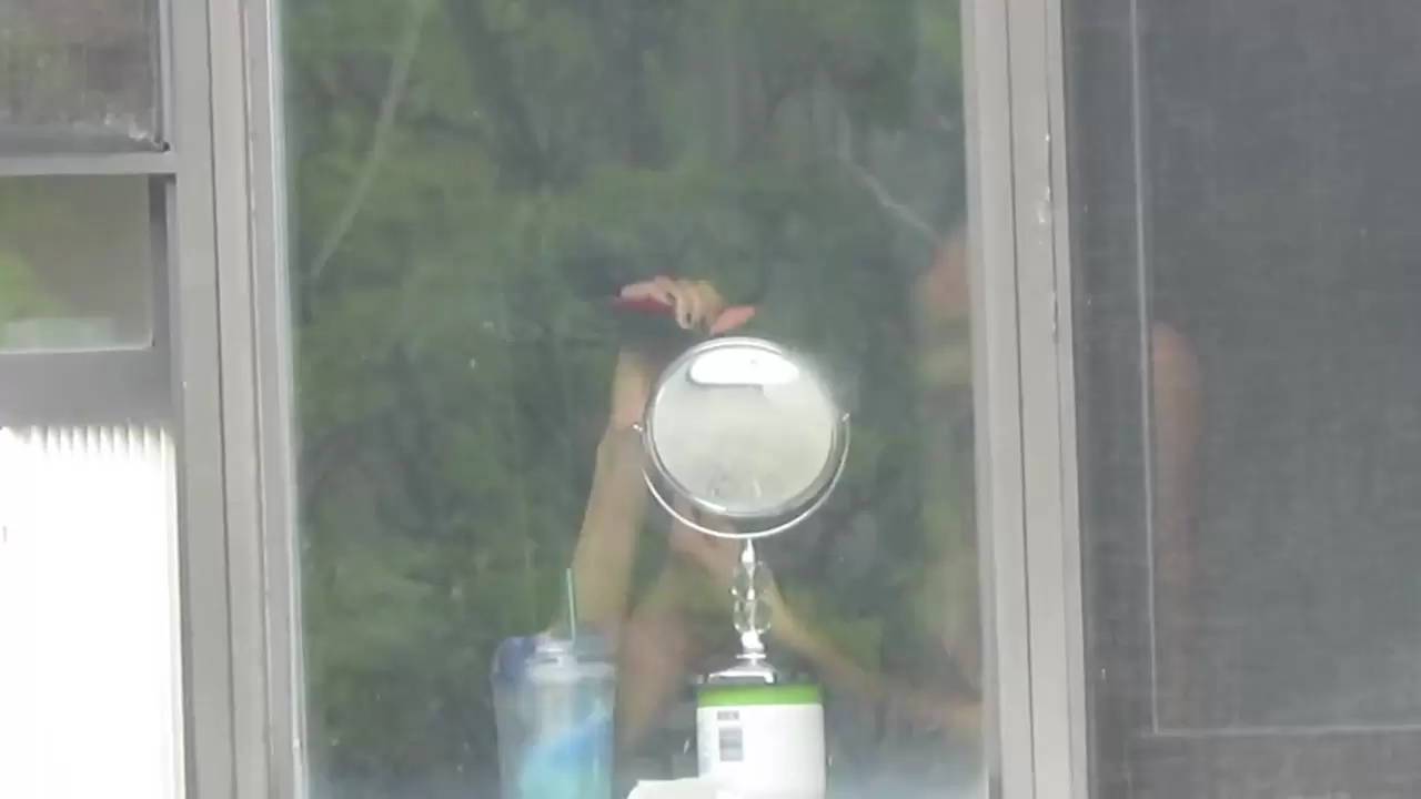 Voyeur neighbour window