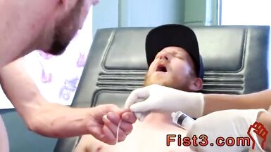 Tall skinny masturbating boy gay First Time Saline Injection for Caleb