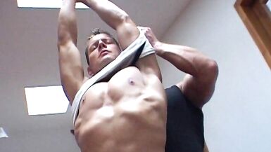 Boyfriend Caresses Hot Muscle Chest College Guy