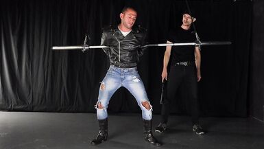 Hot Straight Muscle Stud Turned Bondage Pain Slave - DreamBoyBondage