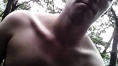 18yo Twink Caught Cumming Outdoor in the Forest