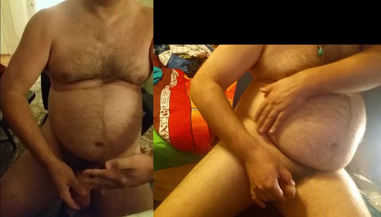 男人在肥胖，以前和胖之后，角质