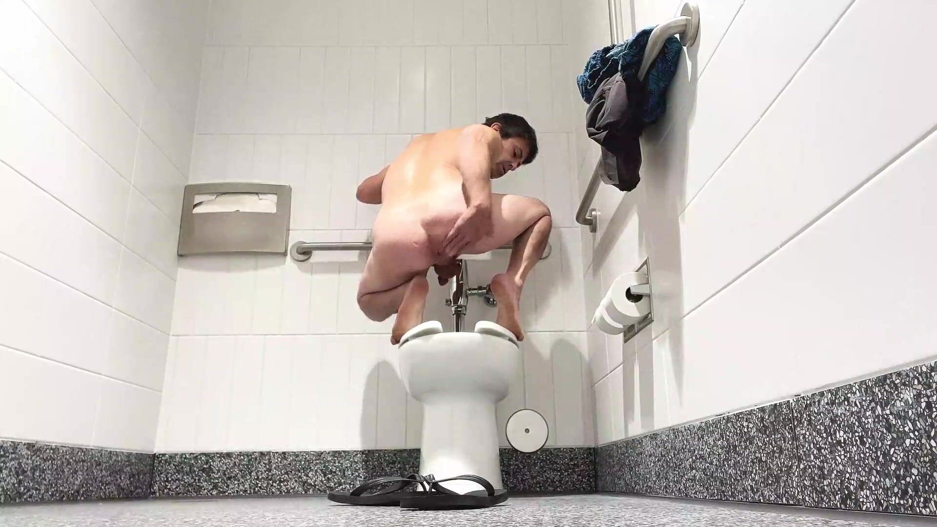 Penetration with a dildo